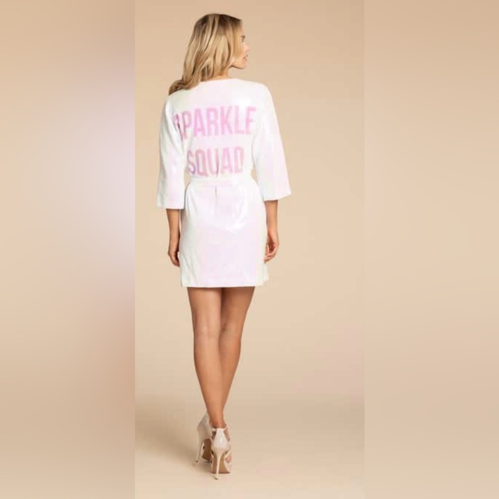 Hayley Paige Sparkle Squad Robe Wedding Bridesmaid